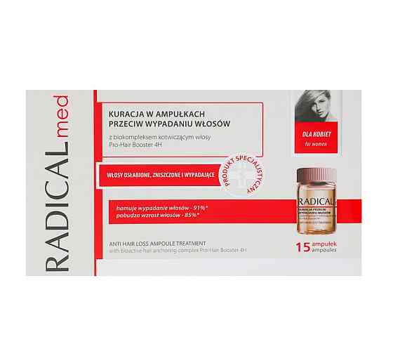 Комплекс в ампулах от выпадения волос Farmona Radical Med 15 ампул x5 мл Киев
