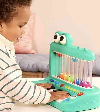 Іграшка-піаніно музична Battat Croco Pop Crocodile Крокофон гіппопофон. Харків
