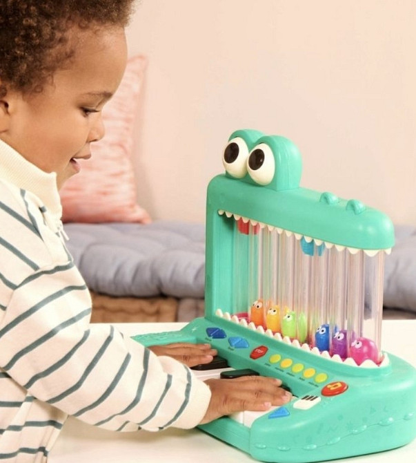 Іграшка-піаніно музична Battat Croco Pop Crocodile Крокофон гіппопофон. Харків - фото 2