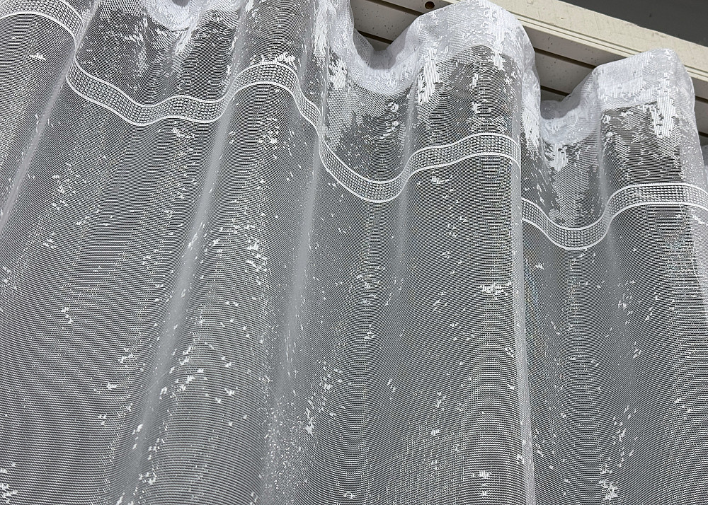 Тюль жакард "Преміум" колір білий 1528т Київ - фото 7