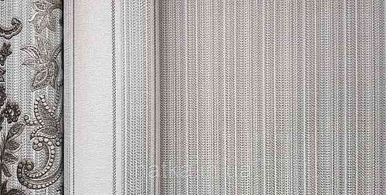 Шпалери вінілові на флізеліні AdaWall Seyyah 1.06х10 смуги структурні сірі коричневі сріблясті Київ