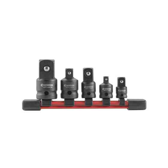 Набір перехідників, 5 од. (1/4"F×3/8"M, 3/8"F×1/4"M, 3/8"F×1/2"M, 1/2"F×3/8"M, 1/2"F×3/4"M), Cr-Mo,  Львів