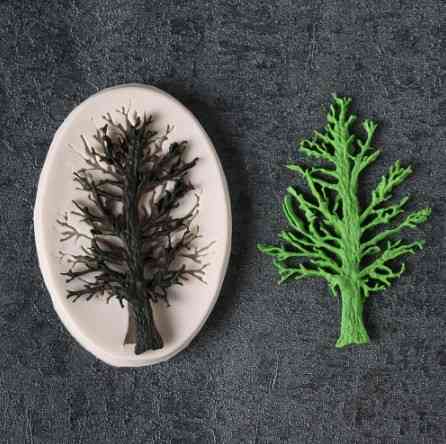 Молд силиконовый Дерево 75 мм серый Киев