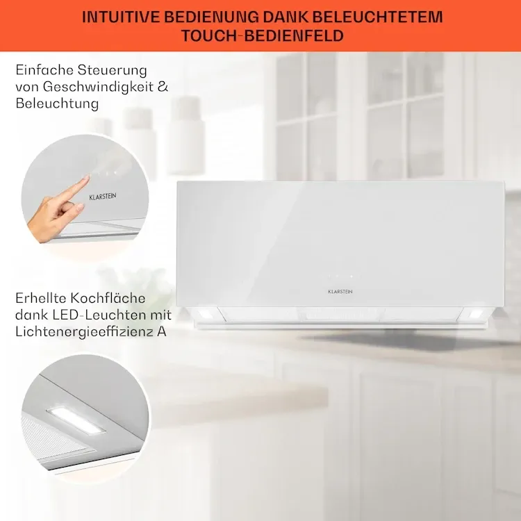 Острівна кухонна витяжка Klarstein Kronleuchter XL 90см Німеччина (Уцінка) Дніпро - фото 3