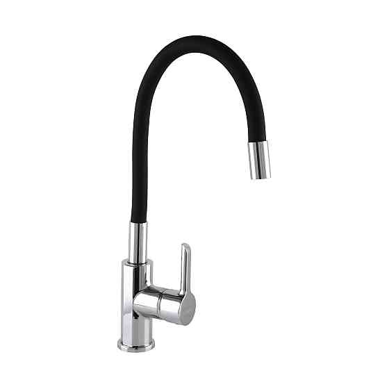 Змішувач для кухні DOMINO PRESTIGE DPS-203SLR-Black Тернопіль