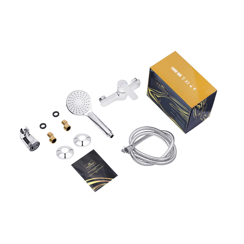 Смеситель для душа Kroner KRP Bremen - C050 с душевым гарнитуром Киев - изображение 6