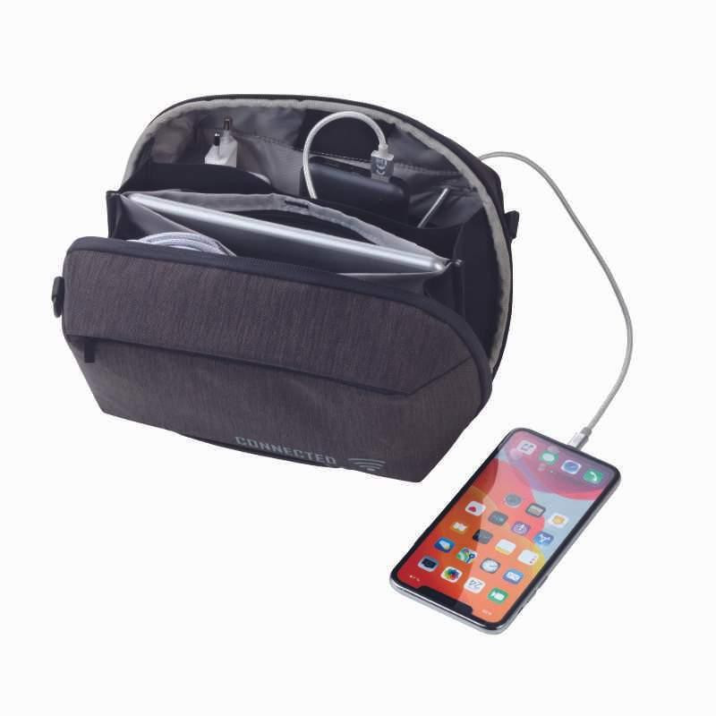 Органайзер Troika Toplader для кабелів з 2 відділеннями на блискавці. Рівне - фото 6