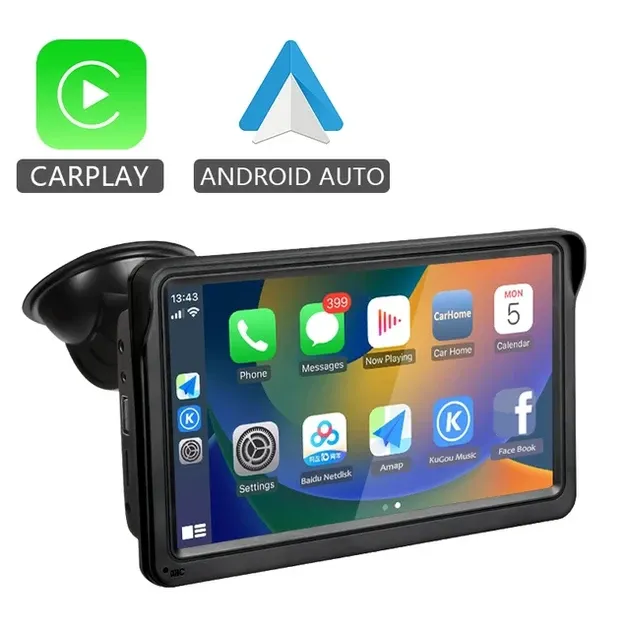 Беспроводная автомобильная стереосистема с дисплеем 7 дюймов Carplay 701W Сенсорный автомобильный эк Киев - изображение 2