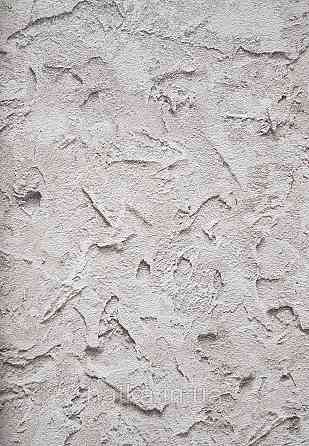 Шпалери вінілові на флізеліні гарячого тиснення DU&KA 1.06х10 вензель основа під штукатурку сірі коричневі Київ