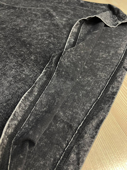 Футболка женская YUJIE YISHANG 160 оверсайз тай-дай большие размеры, черный, one size Киев - изображение 13