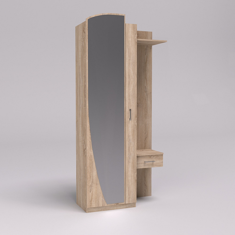 Прихожая Соло-1, Дуб Сонома, 1000/400/2140 Львов - изображение 4