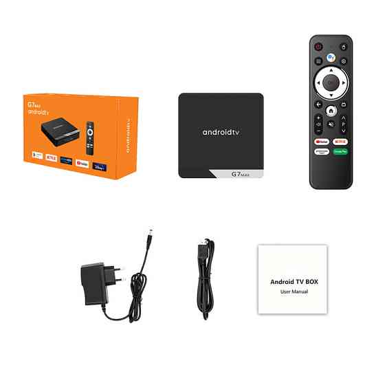 Смарт ТВ приставка G7 Max 4/32 Гб Android TV 11 Smart Box Андроїд ТВ бокс Київ