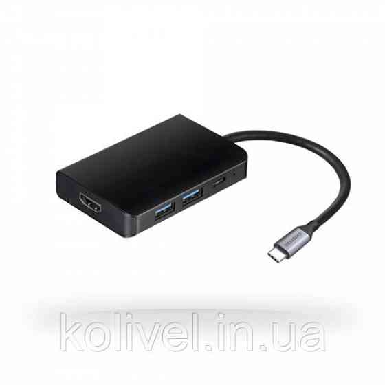 Док-станція USB3.1 Type-C --> HDMI/USB 3.0x2/USB-C/PD 60W 5-in-1 DSC-501 CHIEFTEC (DSC-501) Київ