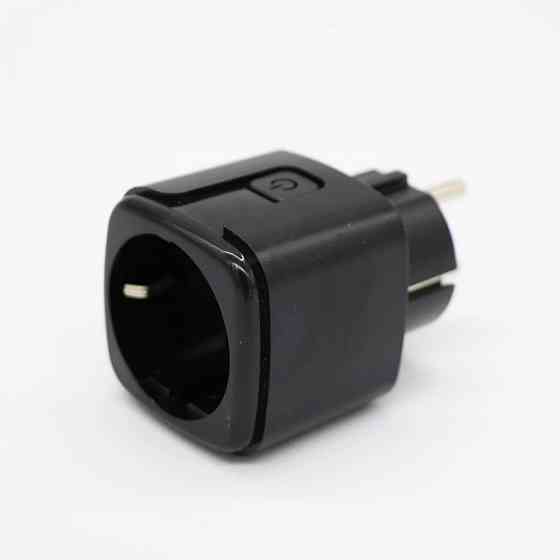 Розумна розетка WiFi з лічильником електроенергії 20А, Tuya Smart 4400Вт, Чорна / Розетка для моніторингу енергії Київ