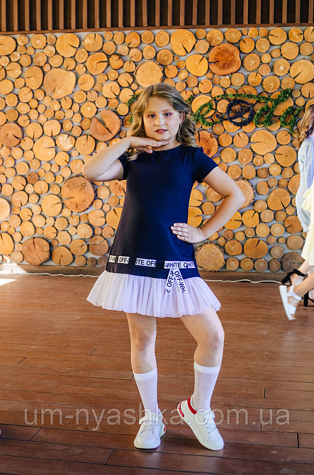 Красиве шкільне плаття "Евросетка-трапеція" 122-146 Кривий Ріг - фото 4