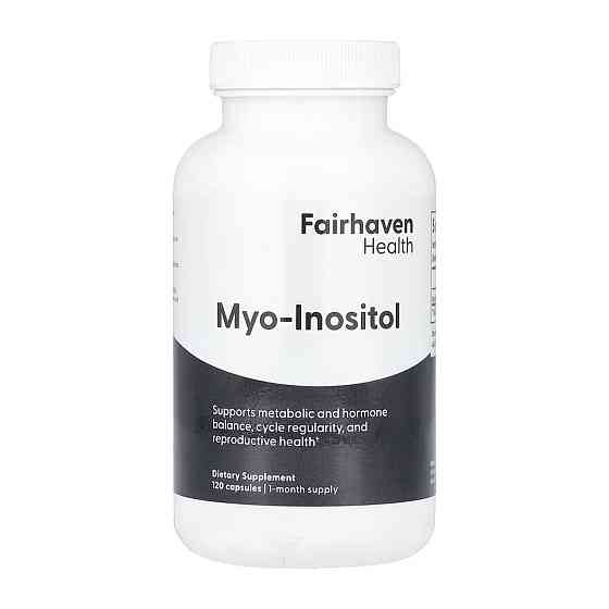 Вітамини Fairhaven Health Міо-Інозитол Myo-Inositol 120 капс Київ