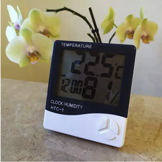 Цифровой термометр-гигрометр HTC-1 с измерением температуры -50 до +70°C и влажности 10-99%, точный  Одесса - изображение 8