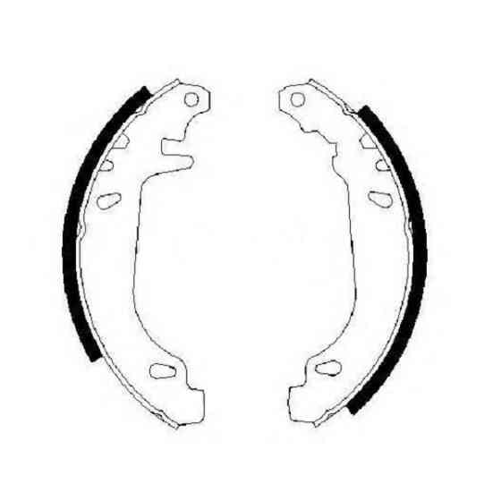 Гальмівні колодки Bosch барабанні задні RENAULT Express, Extra, Rapid/19/5/Clio 0986487272 Харків