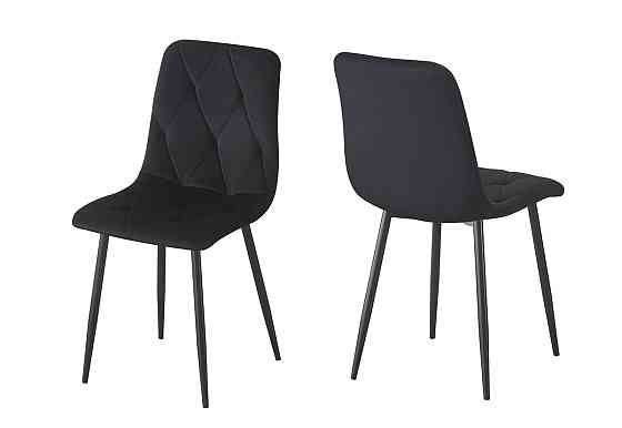 Стілець Меморі, чорний/ велюр чорний Київ
