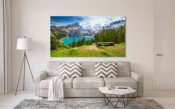 Картина полотно у вітальню / спальню Природа гір   MLP_360 ( 60х30см ) Київ