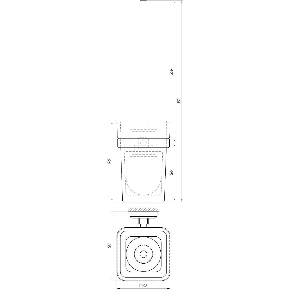 Йоржик настінний TOPAZ TКВ 9929A-BL чорний Тернополь - изображение 3