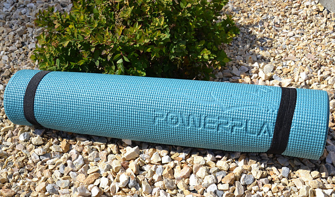Килимок для йоги та фітнесу PowerPlay 4010 PVC Yoga Mat Зелений (173x61x0.6) Каменское - изображение 10