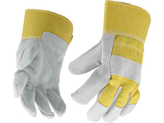 Рукавиці робочі VOREL бавовна/ шкіра, розмір 10 [12/72] Одеса