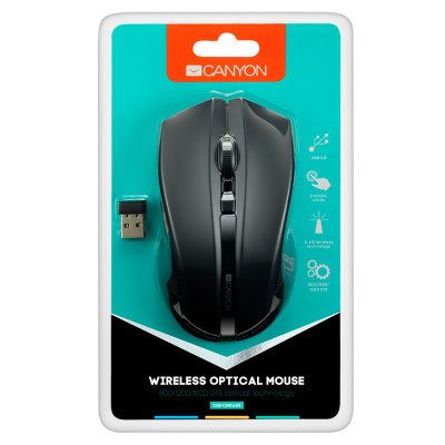 Мышка Canyon MW-5 Wireless Black (CNE-CMSW05B) Винница - изображение 4