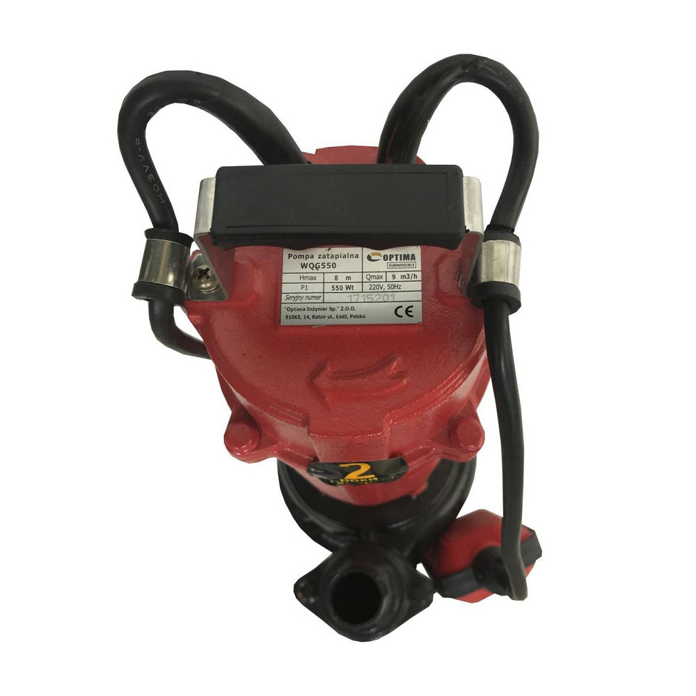 Насос фекальный с режущим механизмом Optima WQG 550 0,55 кВт (000013994) Киев - изображение 3