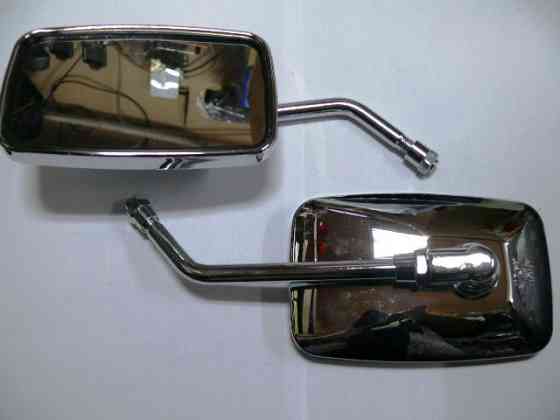 Дзеркала мото (прямокутні) (mod:МТ) (хром, 10mm) VDK-2 Киев