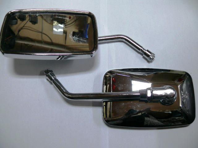 Дзеркала мото (прямокутні) (mod:МТ) (хром, 10mm) VDK-2 Киев - изображение 1