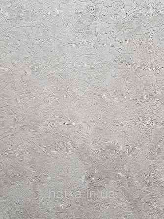 Шпалери вінілові на флізеліні гарячого тиснення DU&KA 1.06х10 вензель основа під штукатурку сірі коричневі Київ