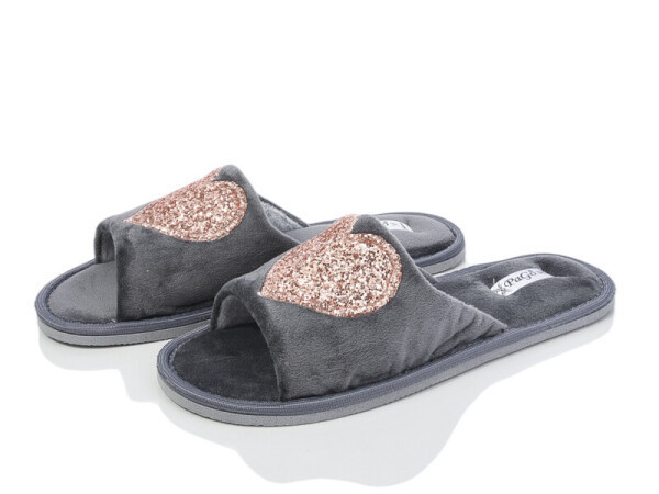 Женские тапочки с открытым носочком PaGo 