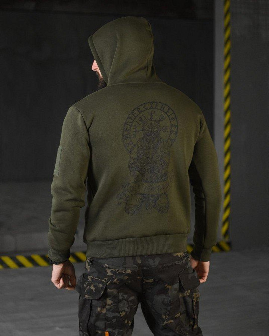 Худі CELEO на флісі руни оливи ВТ3853 Одеса - фото 5