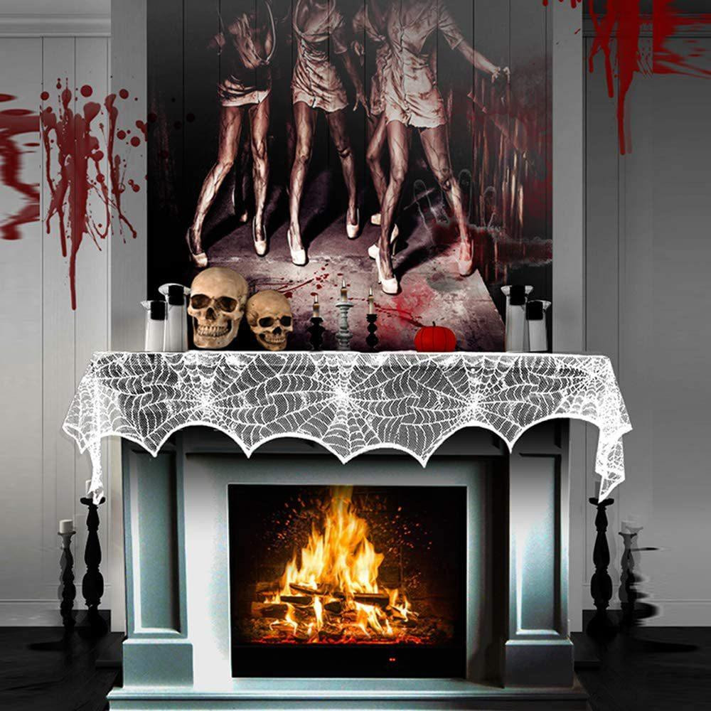 Декор на Хелловін тканина 1 штука 46 на 244 см білий Київ - фото 6