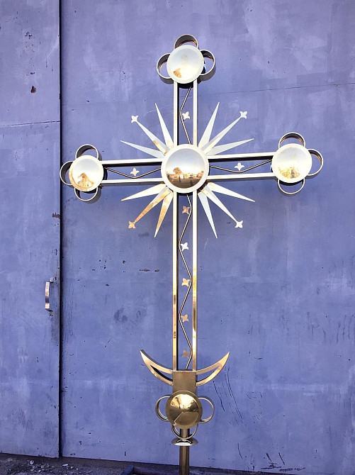 Хрест на купол Церкви Київ - фото 9