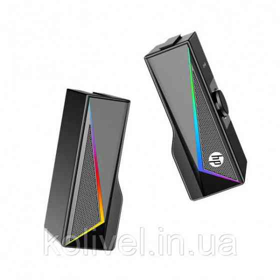 Акустична система (саундбар) 2.0 HP DHE-6005, USB, 6Вт, LED RGB (DHE-6005) Киев