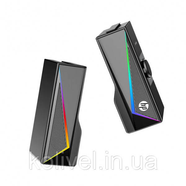 Акустична система (саундбар) 2.0 HP DHE-6005, USB, 6Вт, LED RGB (DHE-6005) Киев - изображение 3