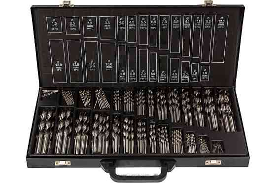 Набор сверл по металлу, 1-13 мм, 230 шт, HSS, в металлическом кейсе FORSAGE F-924U230 Одесса
