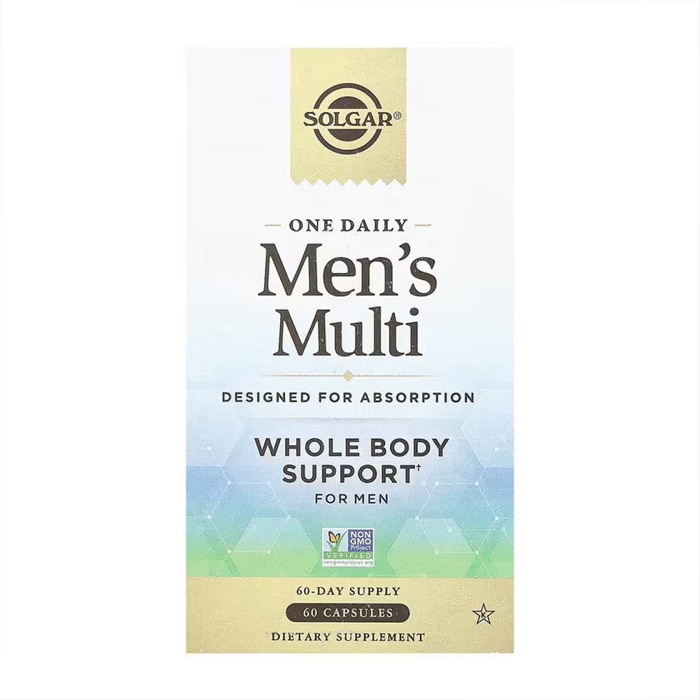 Вітаміни для чоловіків Solgar One Daily Men's Multi 60 капсул Київ - фото 1