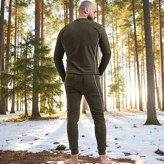 Зимняя мужская термобелье хаки Columbia,комплект мужского термобелья колумбия хаки цвета флисовая тепла Львов