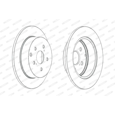 Гальмівний диск FERODO DDF1881C Вінниця - фото 1