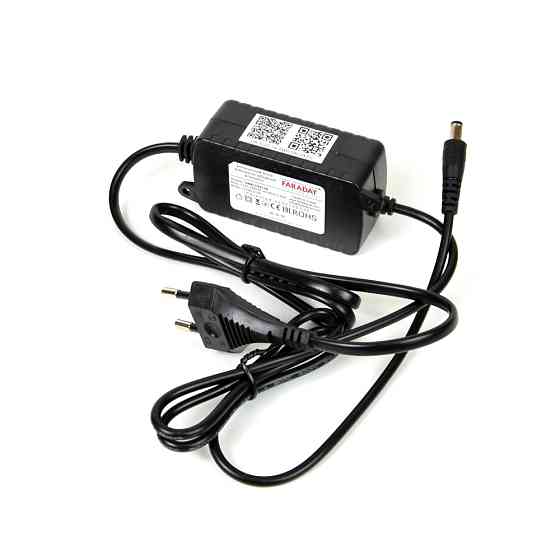 Блок живлення Faraday Electronics 24W/12V/2A (Довжина мережевого кабелю: 0.4 м, Довжина вихідного кабелю: 0.55 м) Київ