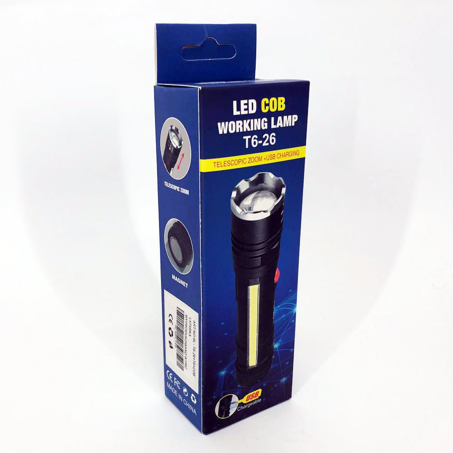 Ліхтарик поліція Police T6-26+T6+COB, Тактичні ліхтарі для полювання, Ліхтар для використання UT-890 в темряві Київ - фото 8