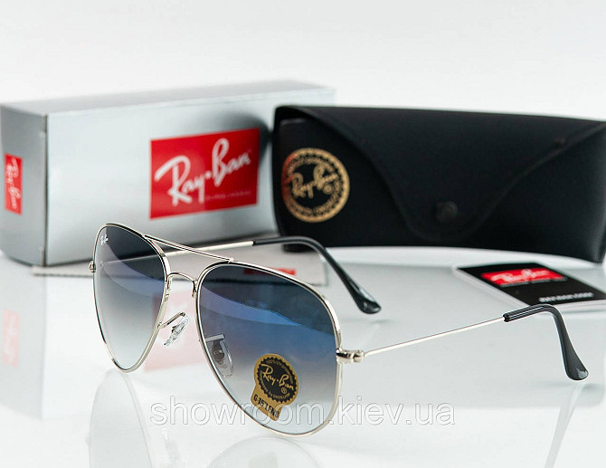 Чоловічі сонцезахисні окуляри Rb aviator (2915) Київ - фото 1