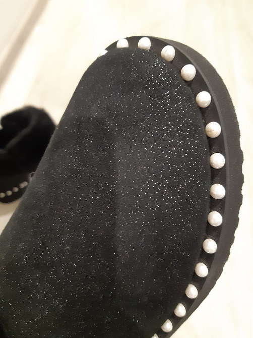 Уггі жіночі короткі замшеві 37 чорний Київ - фото 4