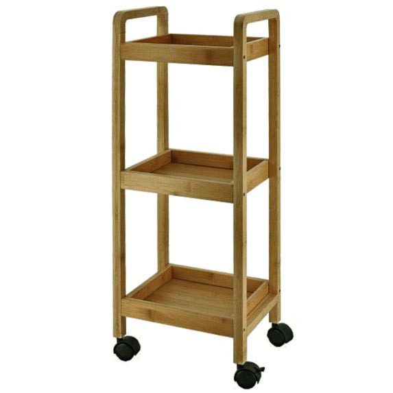 Этажерка для ванной на колёсиках 