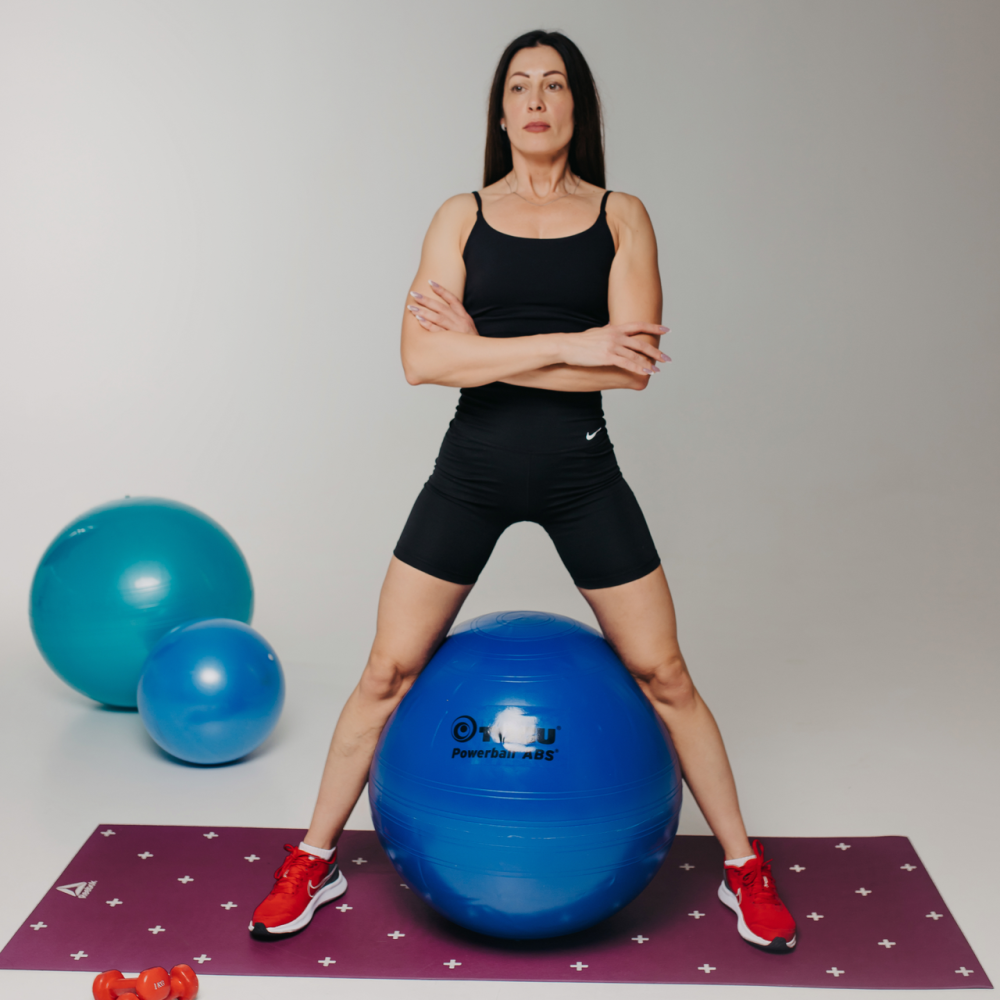 М’яч гімнастичний TOGU Powerball ABS - 65 см (синій) Дніпро - фото 4