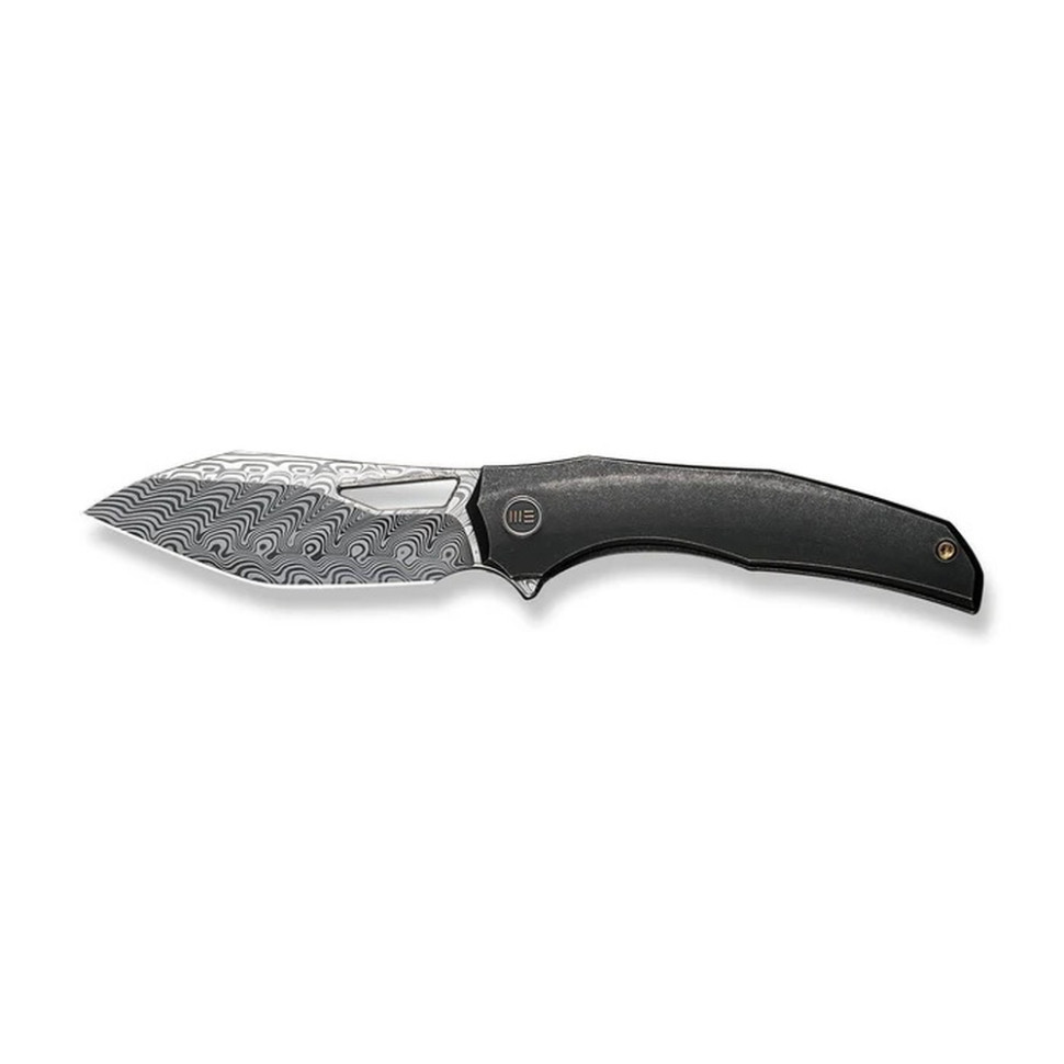 Ніж складаний туристичний WE Knife Ignio Mystery Box Ignio Mystery Box, (8.39 см) Damasteel (Hakkapella) / 6AL4V Titanium чорний Київ - фото 3