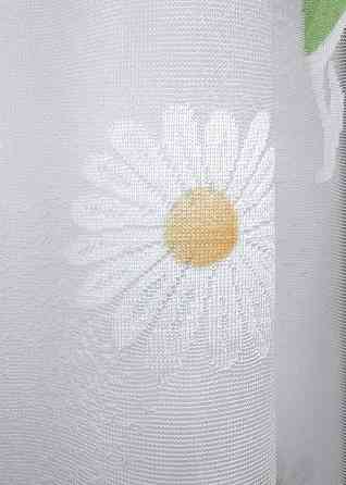 Коротка тюль, висота 1,5 м., жакард колір білий 1889т Київ